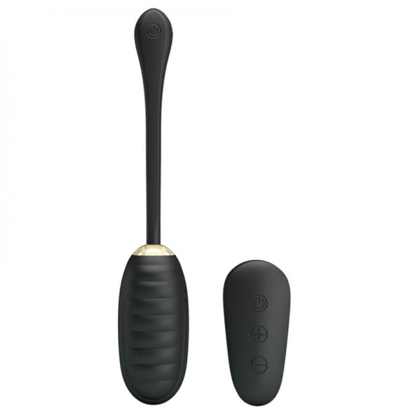PRETTY LOVE - Royal Pleasure Wireless Remote Vibrating Egg (Chargeable - Black Gold) PRETTY LOVE - Royal Pleasure Wireless Remote Vibrating Egg (Chargeable - Black Gold)